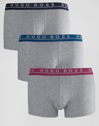 3 пары боксеров-брифов Hugo Boss - Серый