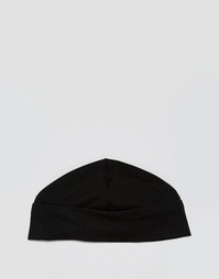 Черная трикотажная шапка-бини ASOS - Черный