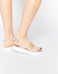 Пластиковые сандалии ASOS FLYNN - Телесный