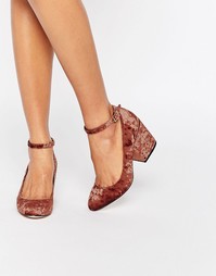 Туфли на каблуке ASOS SWEET - Шоколадный