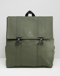 Rains Messenger Backpack In Green - Зеленый