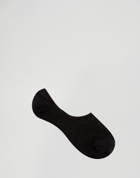 Носки из вафельного трикотажа ASOS - Черный