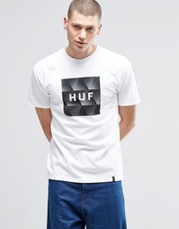 Футболка с принтом и логотипом HUF - Белый