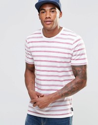 Красная облегающая футболка Abercrombie &amp; Fitch - Белый и красный