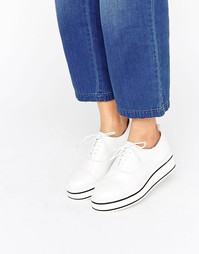 Bronx Eva Flatform Lace Up Shoes - Белый