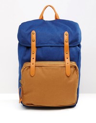 Рюкзак с контрастным карманом ASOS - Синий