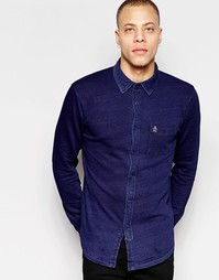 Рубашка слим с длинными рукавами Original Penguin - Синий