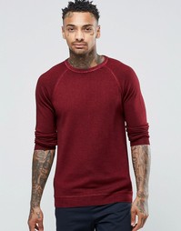 Свитшот из мериносовой шерсти ASOS - Burgundy