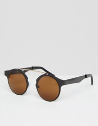 Круглые солнцезащитные очки Spitfire - Черный