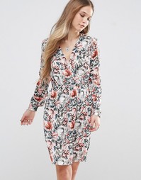 Чайное платье с цветочным принтом Pepe Jeans Aris - Мульти 185