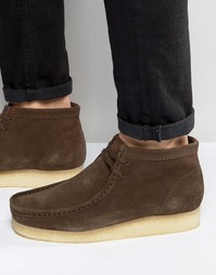 Ботинки Clarks Originals Wallabee - Коричневый