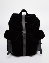 Бархатный рюкзак с кожаной отделкой Herschel Supply Co Dawson