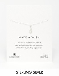 Серебряный браслет с пером Dogeared Make A Wish - Серебряный