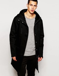 Неопреновая куртка с капюшоном 2xH Brothers - Черный