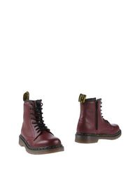 Красные Полусапоги и высокие ботинки DR. Martens