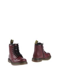 Красные Полусапоги и высокие ботинки DR. Martens