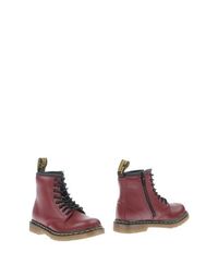 Красные Полусапоги и высокие ботинки DR. Martens