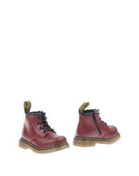 Красные Полусапоги и высокие ботинки DR. Martens