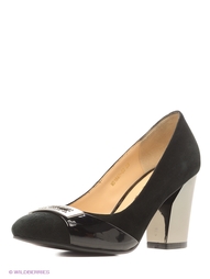 Черные Туфли Moda Donna