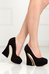 Черные Замшевые туфли Millicent Charlotte Olympia