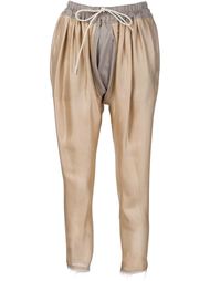 Брюки с поясом на шнуровке Vivienne Westwood Gold Label