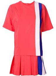 платье с контрастными полосками MSGM