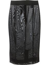 прозрачная юбка Dolce &amp; Gabbana