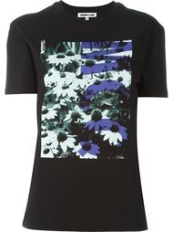 футболка с фото-принтом маргариток McQ Alexander McQueen