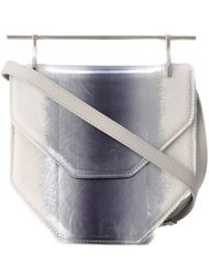 metallic handle shoulder bag M2malletier