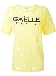 перфорированная футболка  Gaelle Bonheur