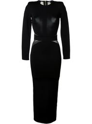 платье с прозрачной спиной Balmain