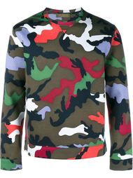 'Rockstud' camouflage sweatshirt Valentino