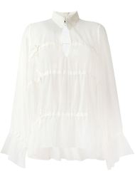 прозрачная блузка  Mm6 Maison Margiela