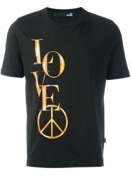 футболка с принтом "love" Love Moschino