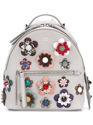 рюкзак с цветочной аппликацией Fendi