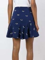 юбка скейтер 'Eyes' Kenzo