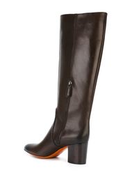 сапоги на каблуке  Santoni