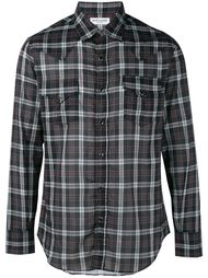 рубашка в клетку  Saint Laurent