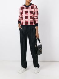 checked jumper Cédric Charlier