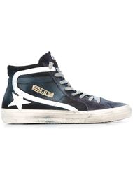 'Slide' hi-top denim sneakers Golden Goose Deluxe Brand
