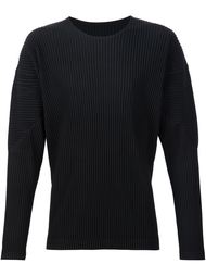 long sleeve pleated T-shirt Homme Plissé Issey Miyake