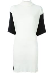 двухцветное платье Mm6 Maison Margiela