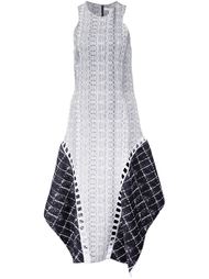 asymmetric hem panelled dress Jonathan Simkhai