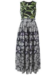 платье с принтом птиц и ракушек Emilio Pucci
