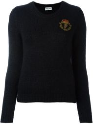 schoolgirl crew neck sweater Saint Laurent