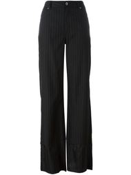 pinstripe wide leg trousers Mm6 Maison Margiela