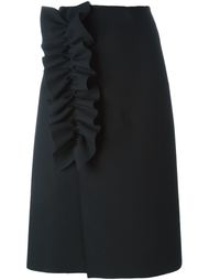 front draped detail skirt MSGM