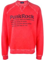 толстовка "punk rock" Dsquared2