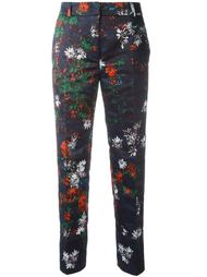 floral print cropped trousers Cédric Charlier