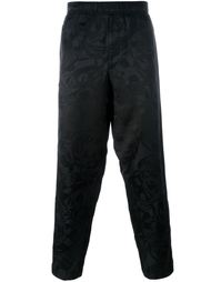 жаккардовые брюки с узором в виде черепа Alexander McQueen